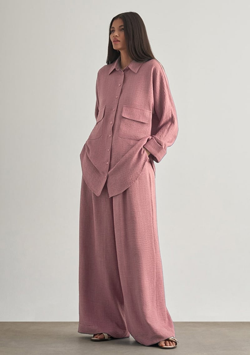 M2Mz1010130240 Kadın Pembe Pantolon