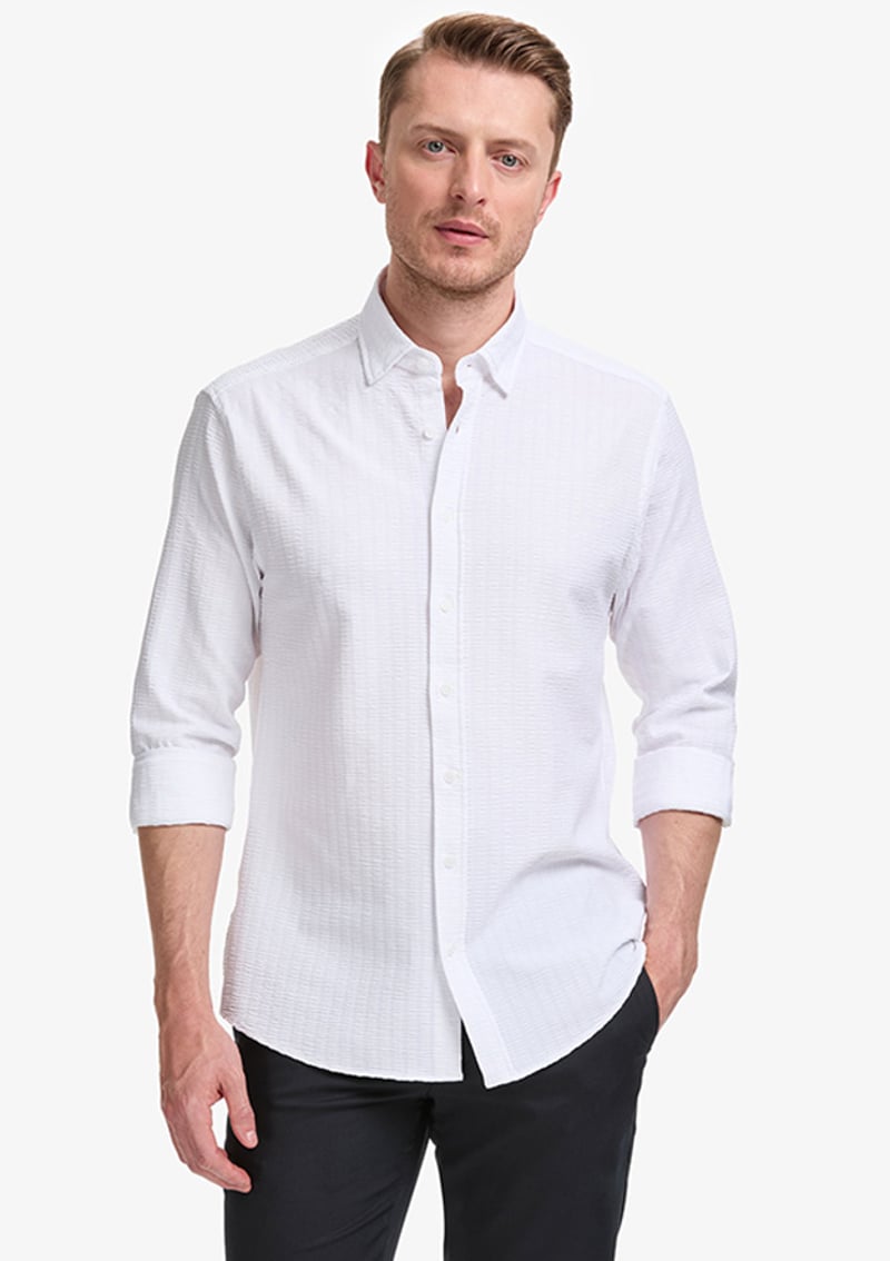 T117209126.Pu-10782 Erkek Beyaz Gömlek