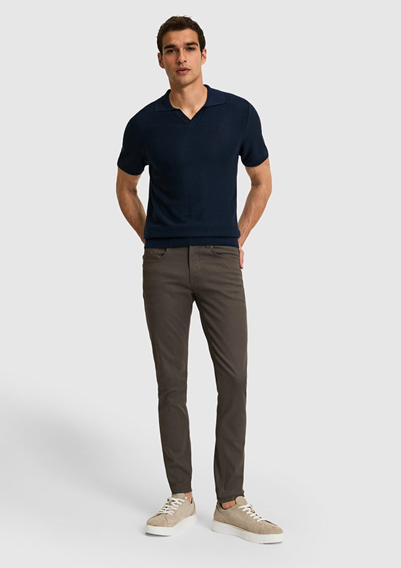 T117224420.Pu-10500 Erkek Kahverengi Jean Pantolon