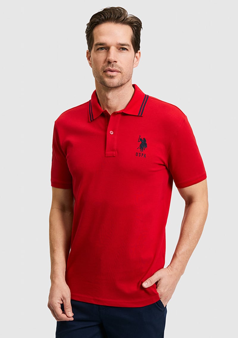 T117229690.Pu-8728 Erkek Kırmızı Basic T-shirt