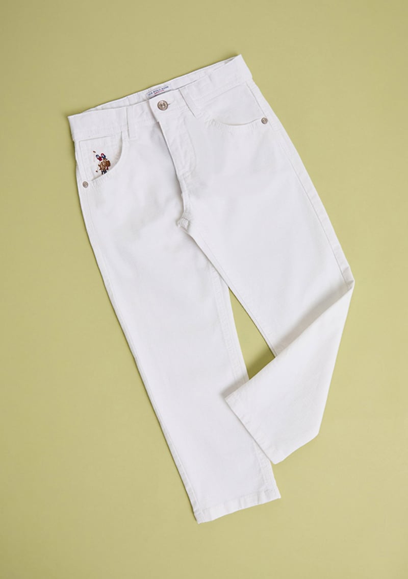 T117236125.Pu-10338 Erkek Çocuk Beyaz Pantolon