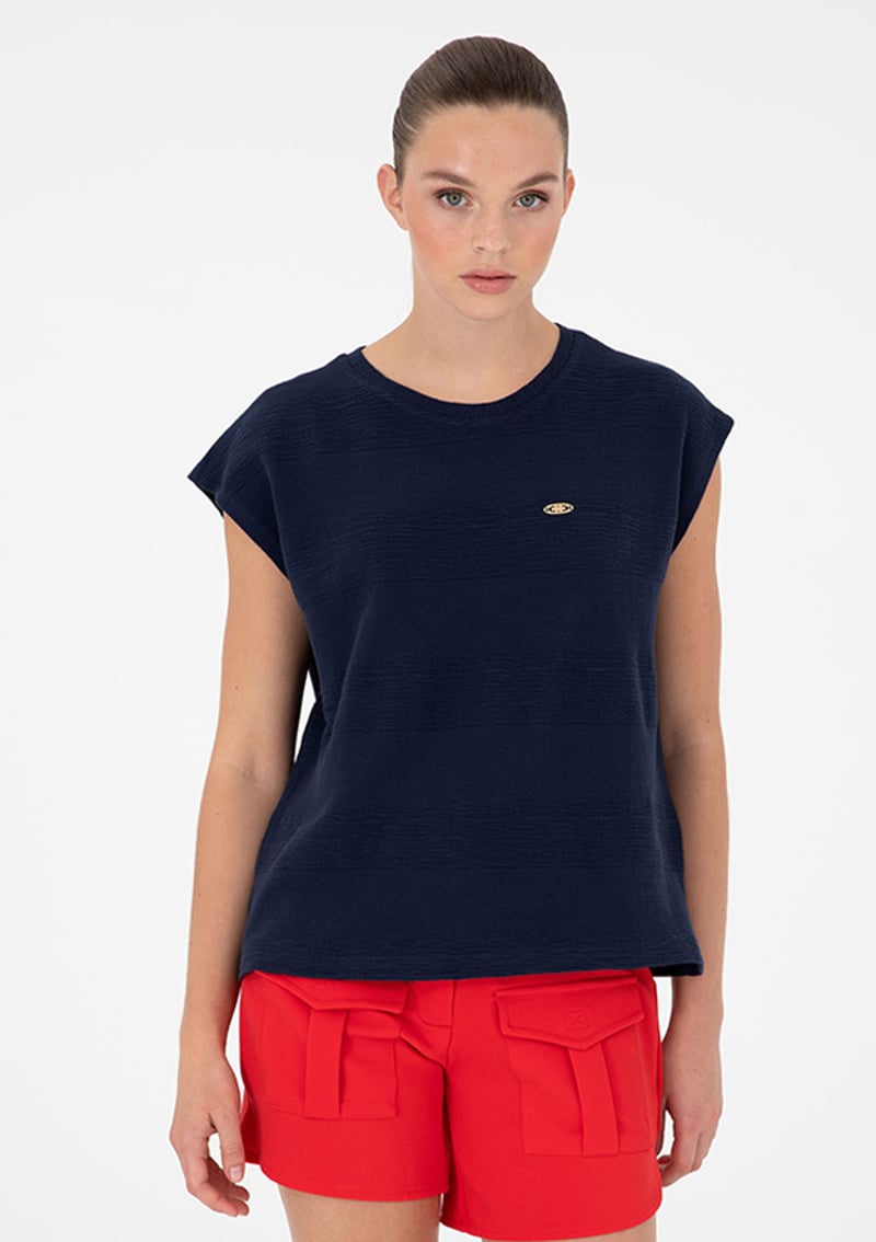 T116860713.1826768 Kadın Lacivert T-shirt