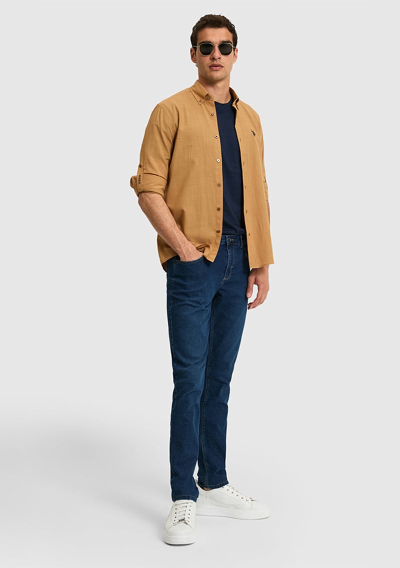 T117224427.Pu-10662 Erkek Mavi Jean Pantolon