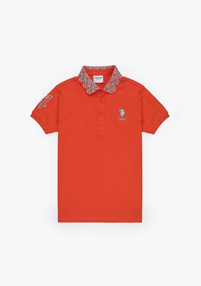 T117230241.Pu-8649 Kız Çocuk Çok Renkli Basic T-shirt