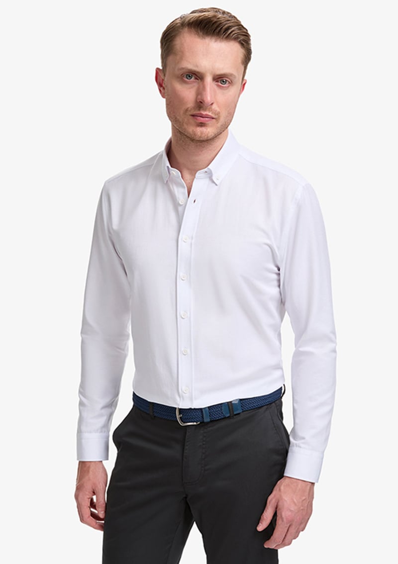 T117208466.Pu-10789 Erkek Beyaz Gömlek