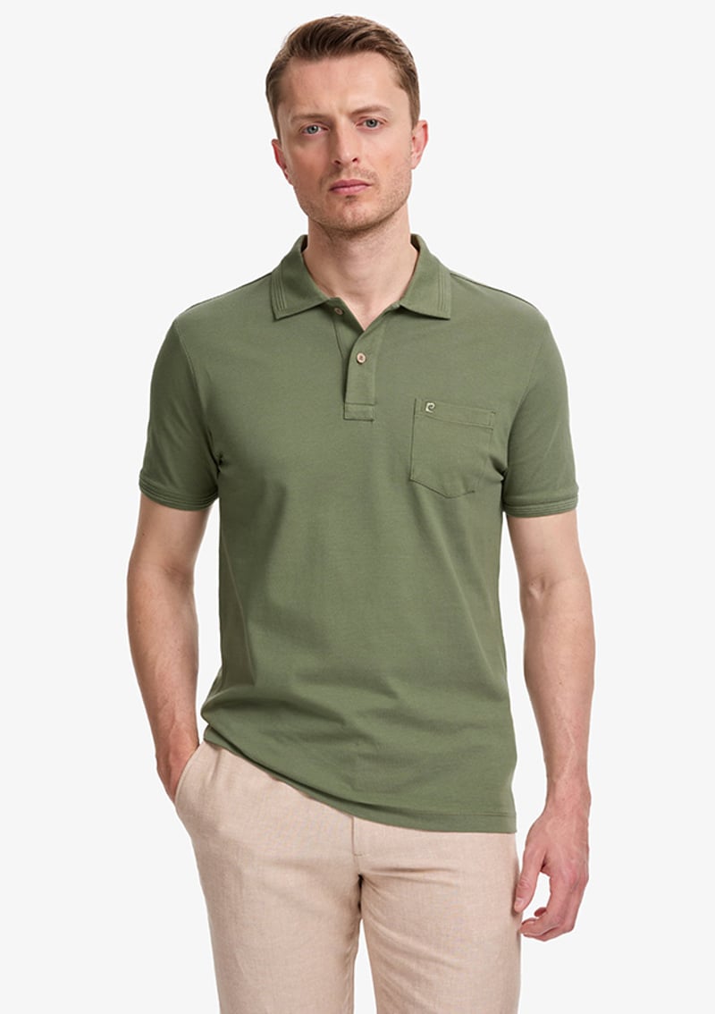 T117186539.Pu-8963 Erkek Yeşil Basic T-shirt