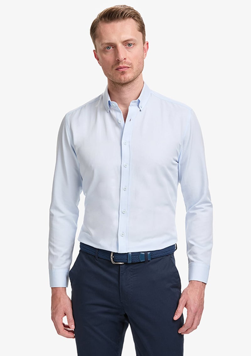 T117208473.Pu-10789 Erkek Mavi Gömlek