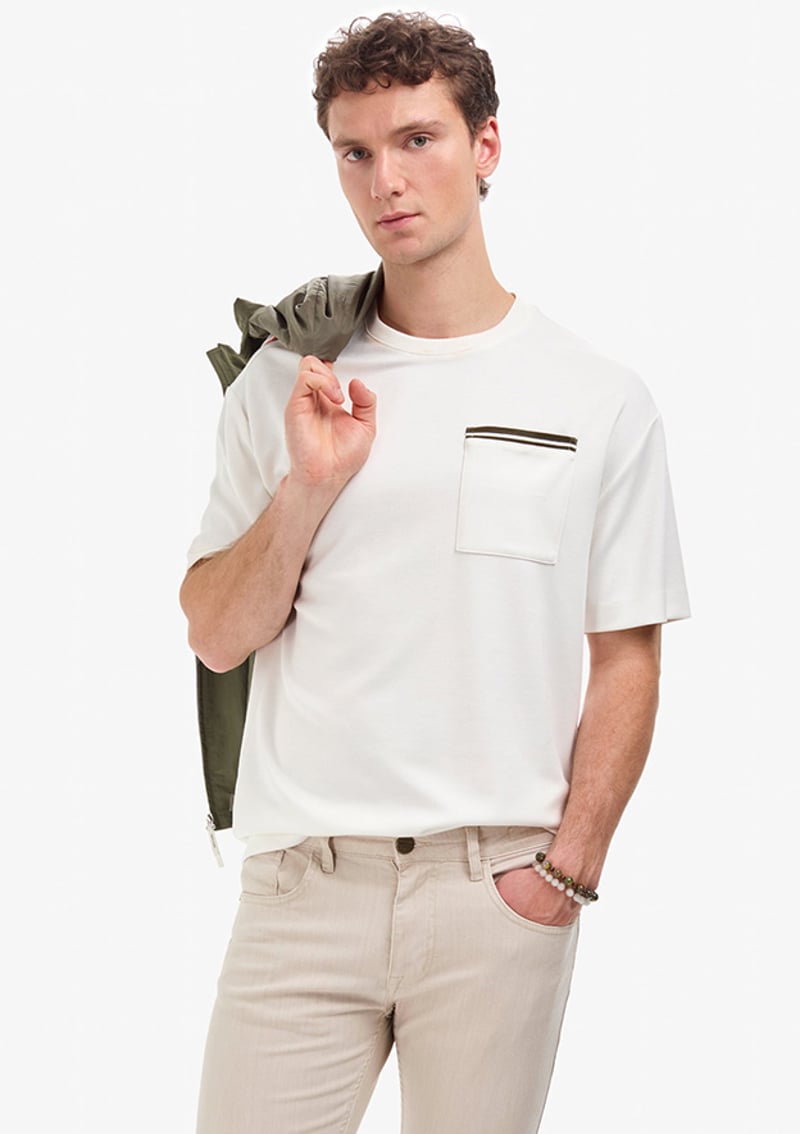 T117229117.Pu-9733 Erkek Beyaz T-shirt