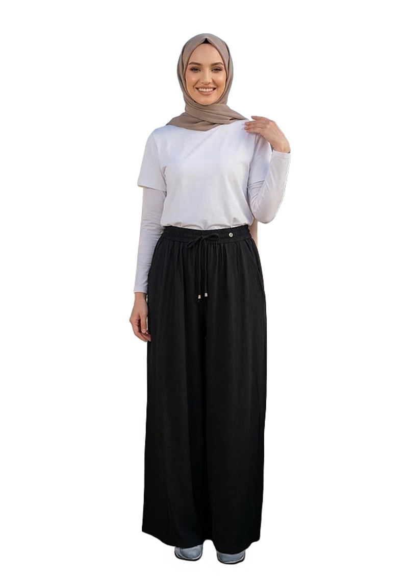 26Yt221 Kadın Siyah Pantolon