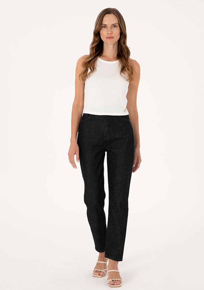 T117086441.2289355 Kadın Siyah Jean Pantolon