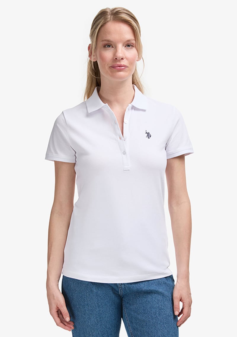 T117220712.Pu-8807 Kadın Beyaz Basic T-shirt