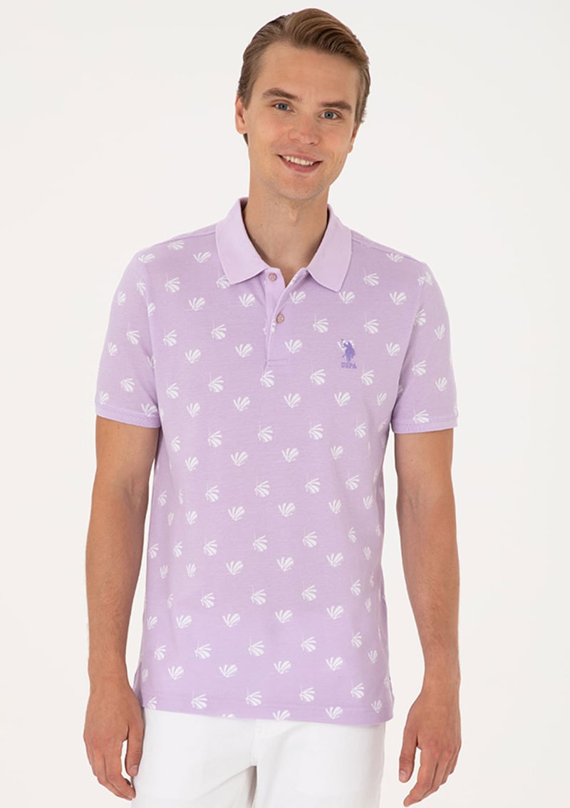 T117057091.2103436 Erkek Mor Regular T-shirt