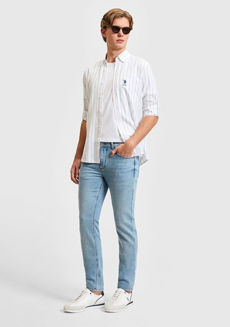 T117228447.Pu-10449 Erkek Mavi Jean Pantolon
