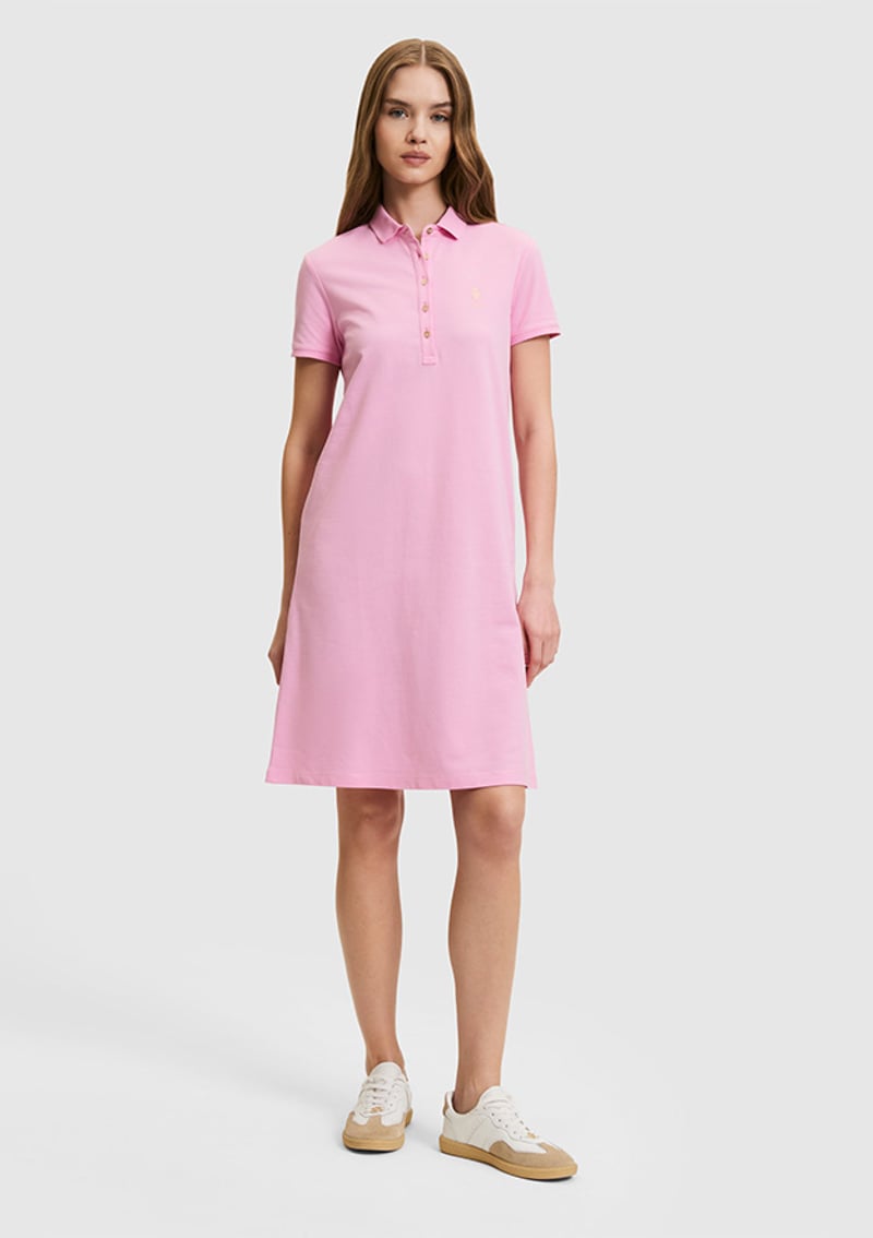 T117219393.Pu-8810 Kadın Pembe Elbise
