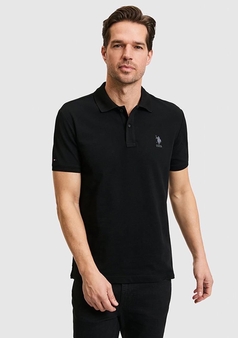 T117219882.Pu-8779 Erkek Siyah Basic T-shirt