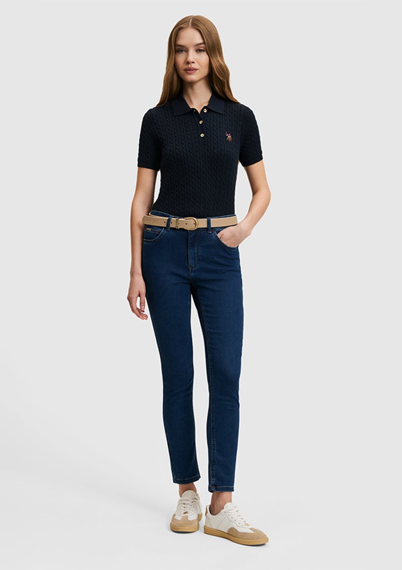 T117228121.Pu-10620 Kadın Mavi Jean Pantolon