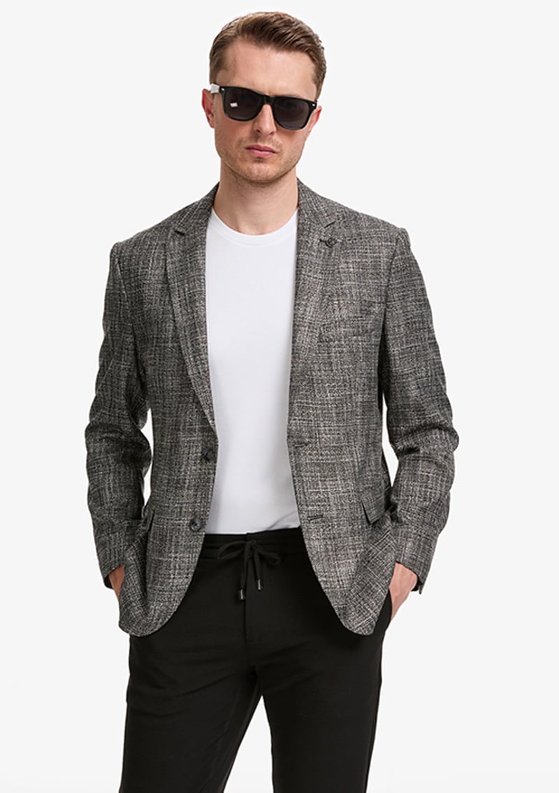 U107865667.Pu-12872 Erkek Siyah Ceket