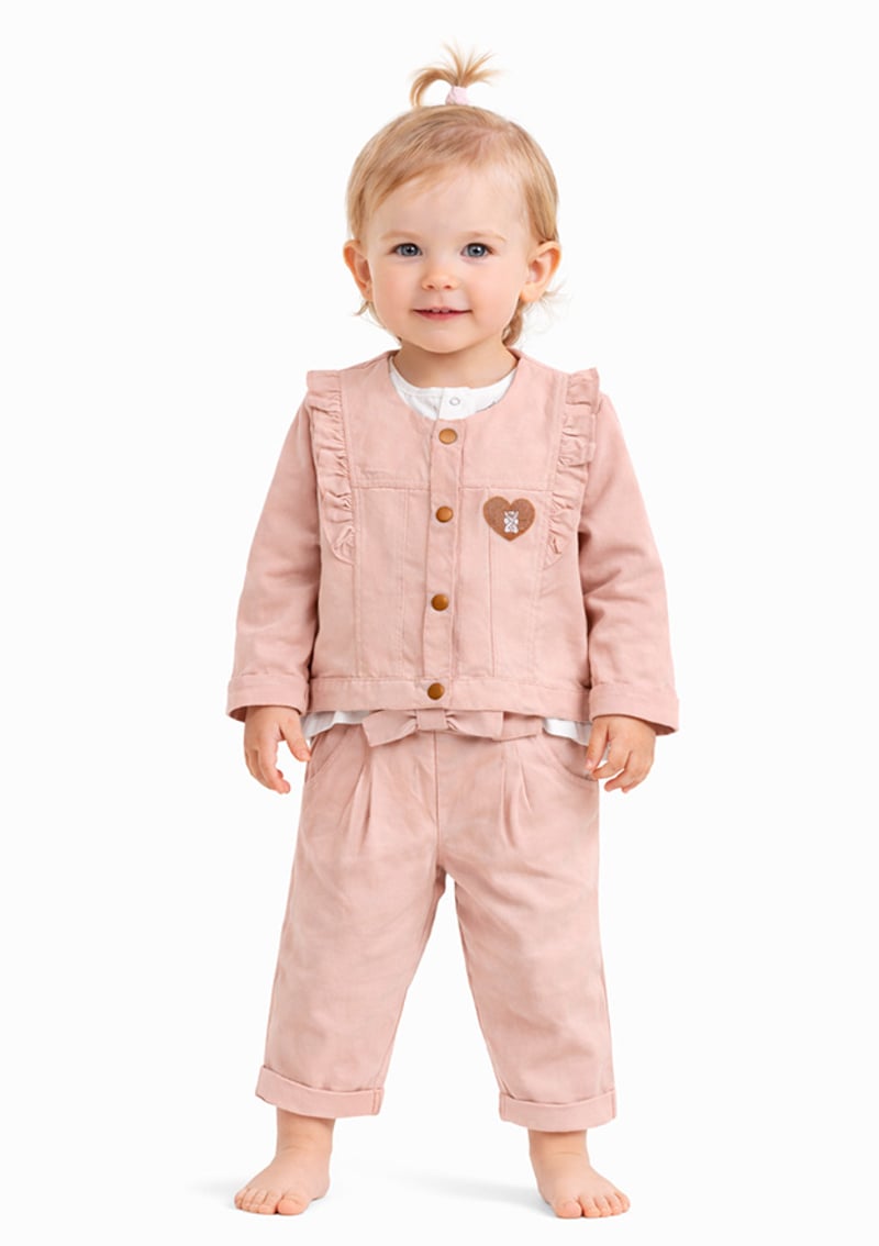 S26G4Ctt801 Kız Çocuk Pembe Eşofman