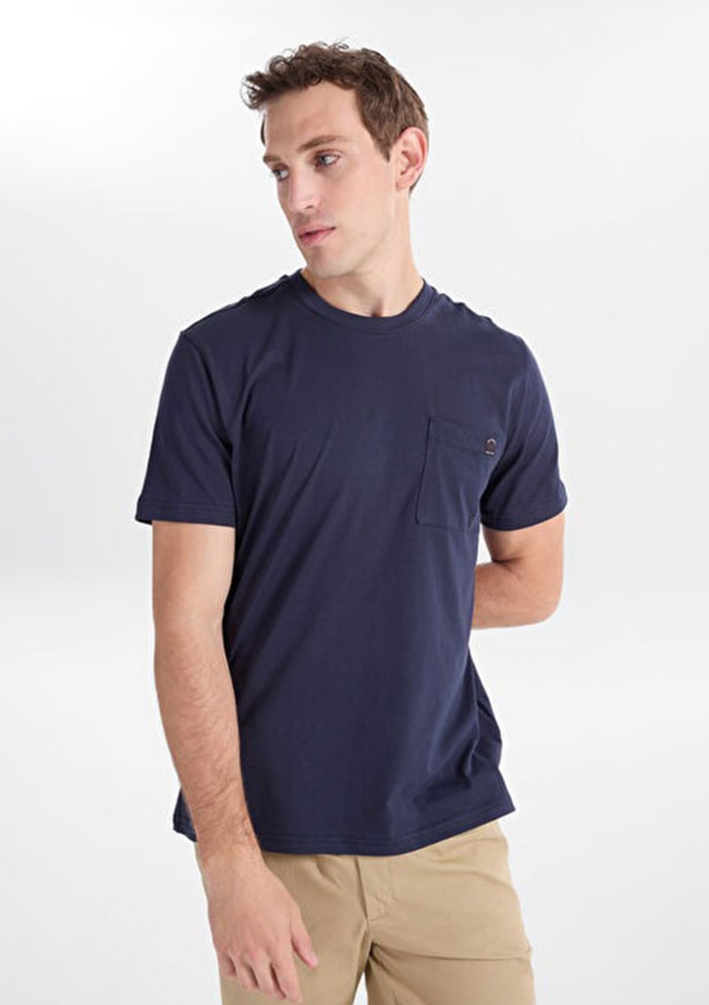 262 Lcm 242003 Erkek Lacivert O Yaka T-shirt