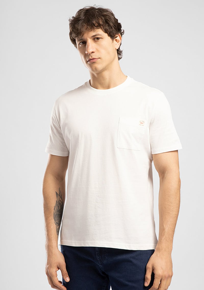 262 Lcm 242003 Erkek Beyaz O Yaka T-shirt