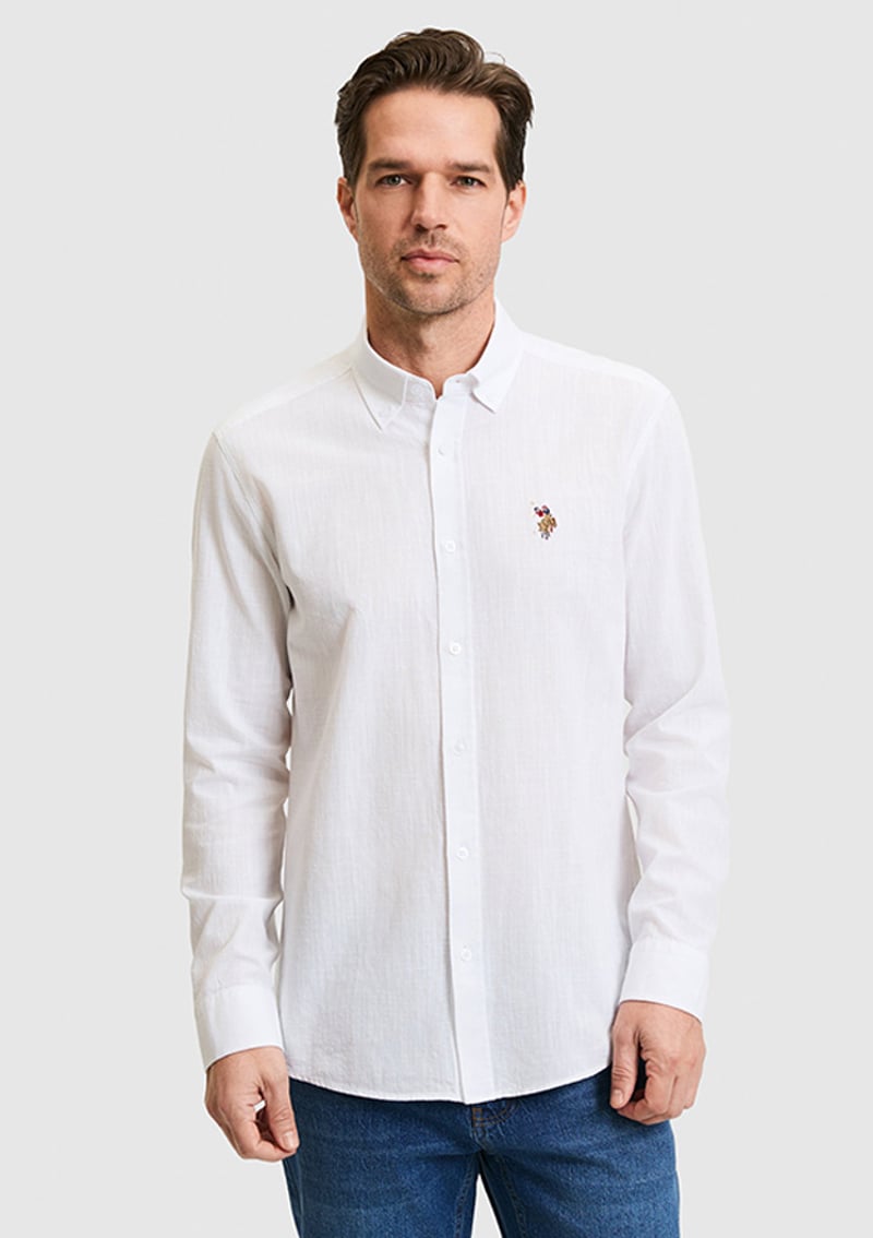 T117227280.Pu-8956 Erkek Beyaz Gömlek
