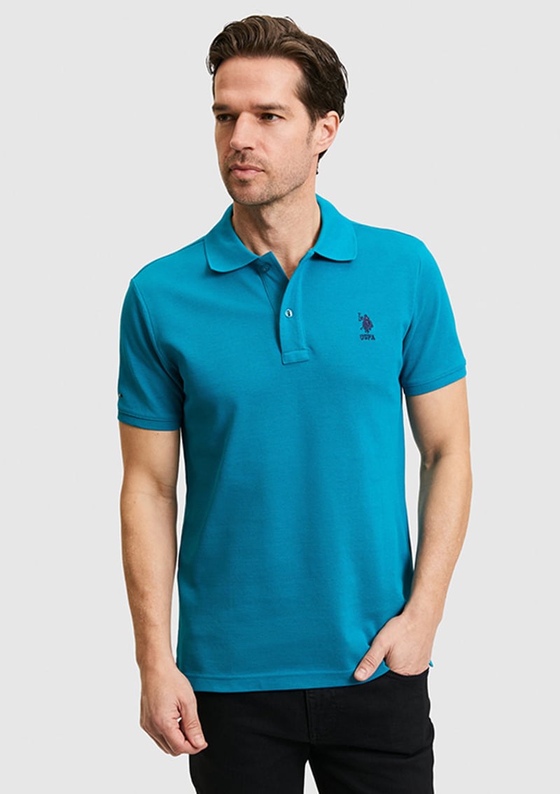T117219756.Pu-8779 Erkek Mavi Basic T-shirt