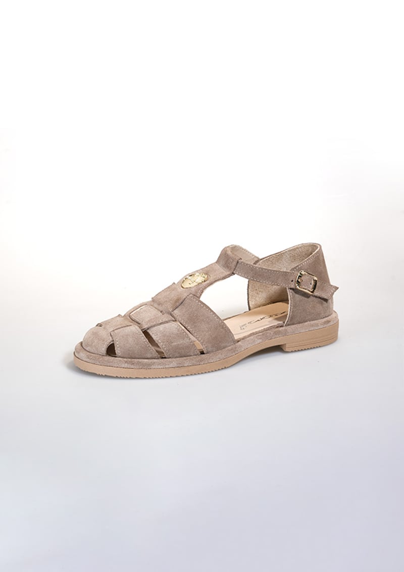 26Y-001-R40208 Kadın Bej Sandalet