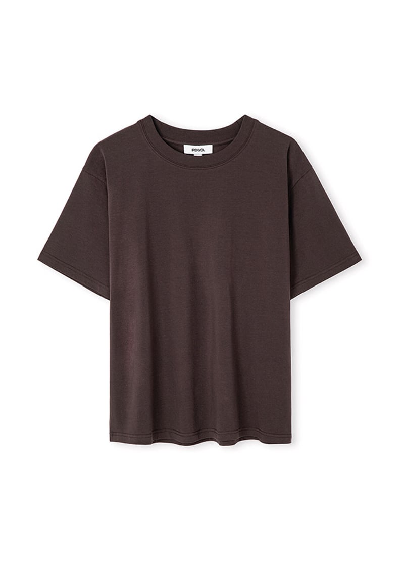 Is1260070240 Kadın Kahverengi Kısa Kol T-shirt
