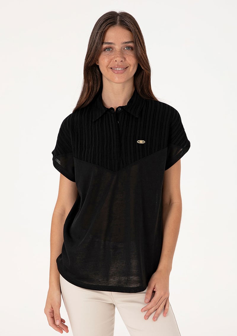 T117050880.2109641 Kadın Siyah Regular T-shirt
