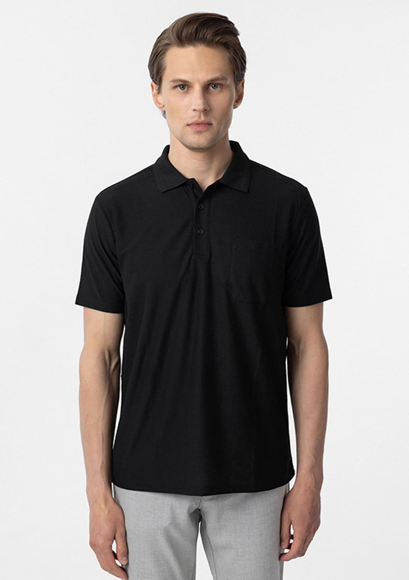 Sts1014000001 Erkek Siyah O Yaka T-shirt