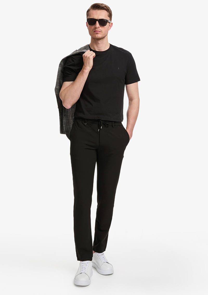 T117193800.Pu-13137 Erkek Siyah Pantolon