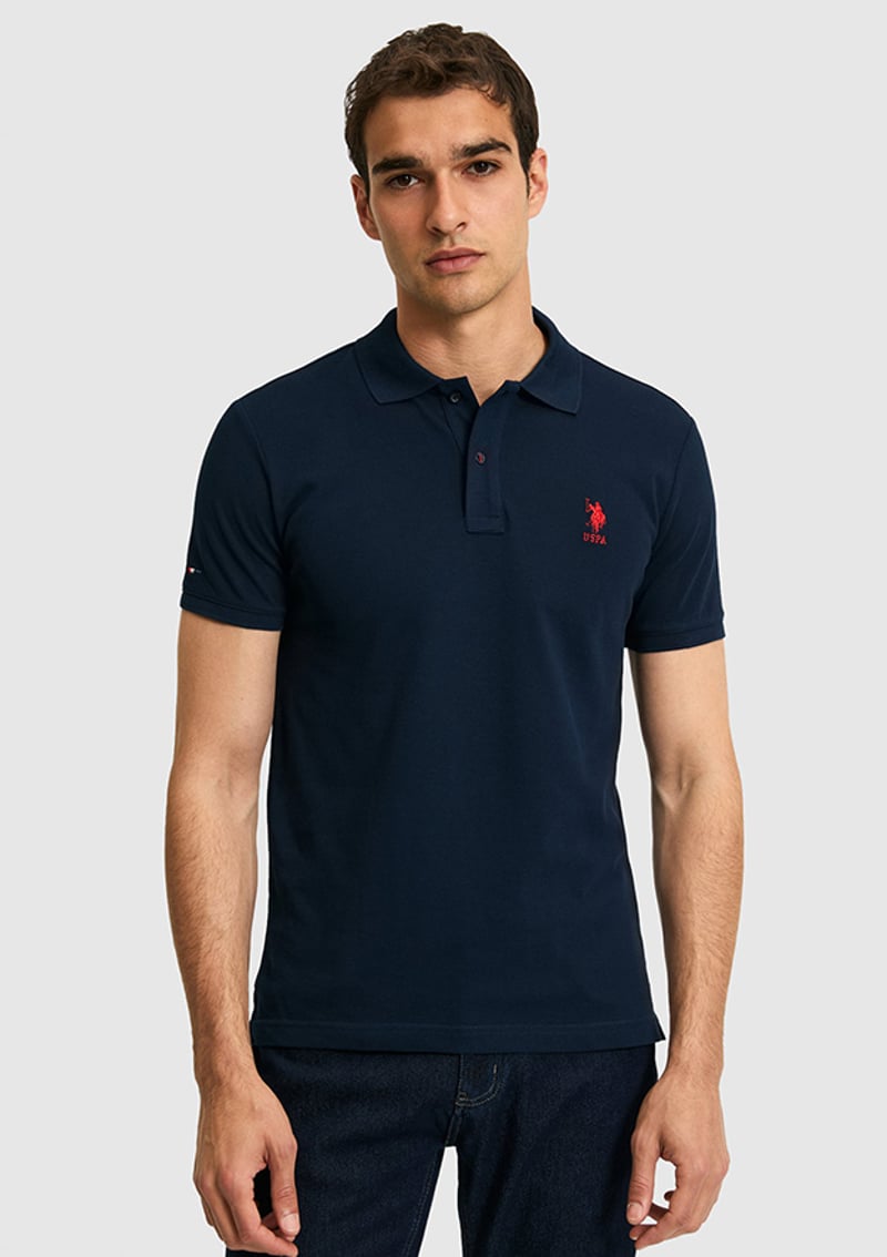 T117219728.Pu-8779 Erkek Lacivert Basic T-shirt