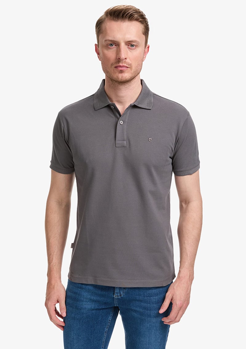 T117186429.Pu-8962 Erkek Gri Basic T-shirt