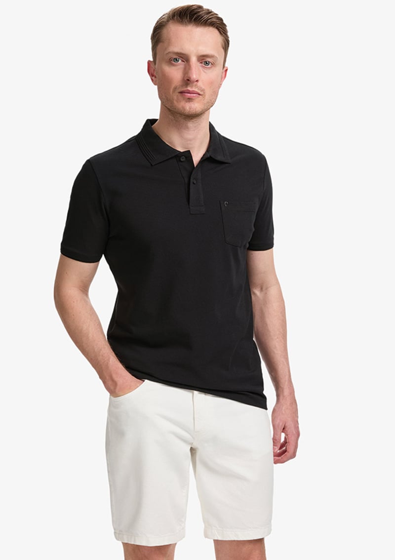 T117186585.Pu-8963 Erkek Siyah Basic T-shirt