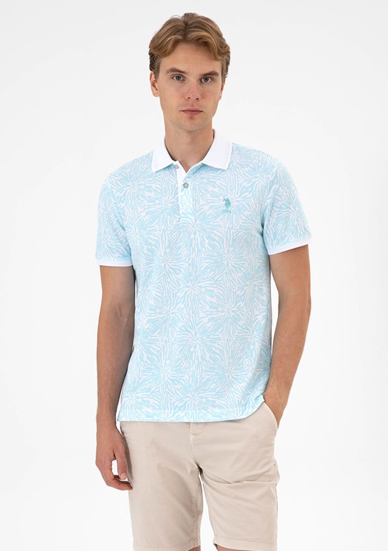 T117068493.2103564 Erkek Mavi Regular T-shirt