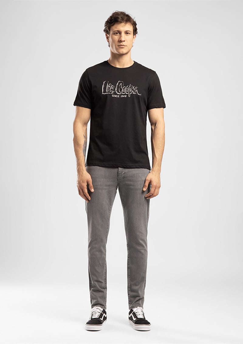 262 Lcm 242005 Erkek Siyah O Yaka T-shirt