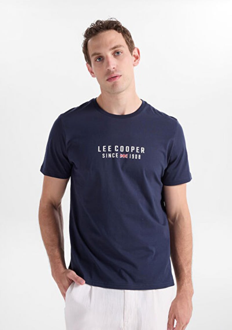 262 Lcm 242031 Erkek Lacivert O Yaka T-shirt