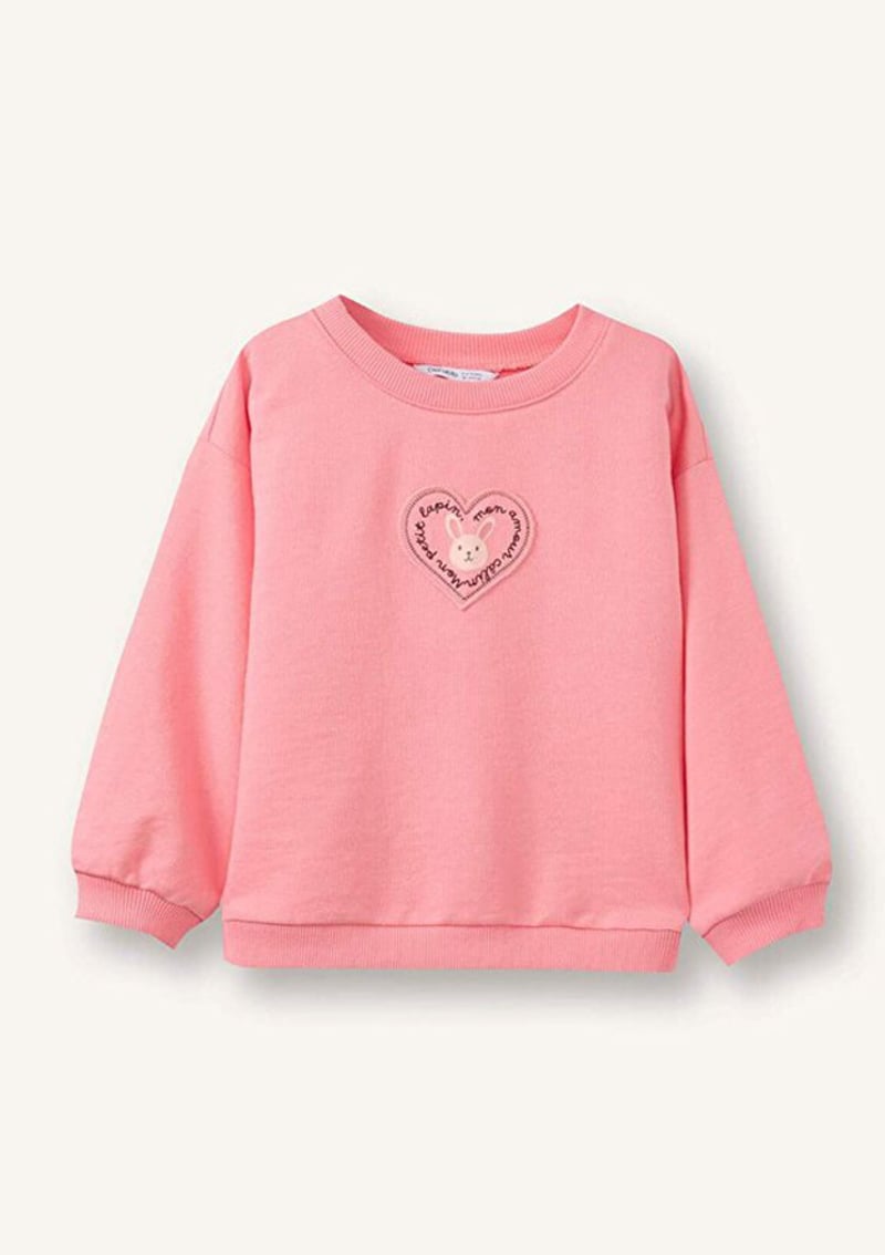 G7501A5Dfa Kız Bebek Pembe Sweatshirt