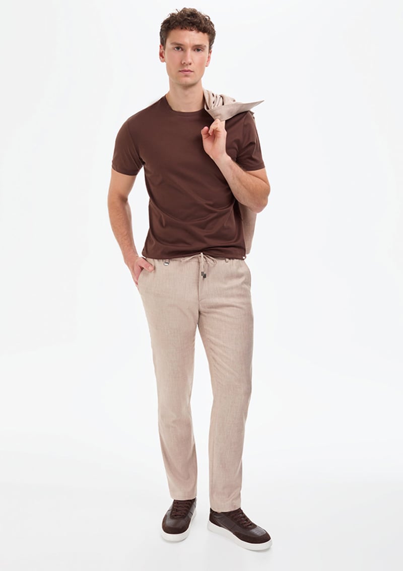 T117193297.Pu-10762 Erkek Bej Pantolon