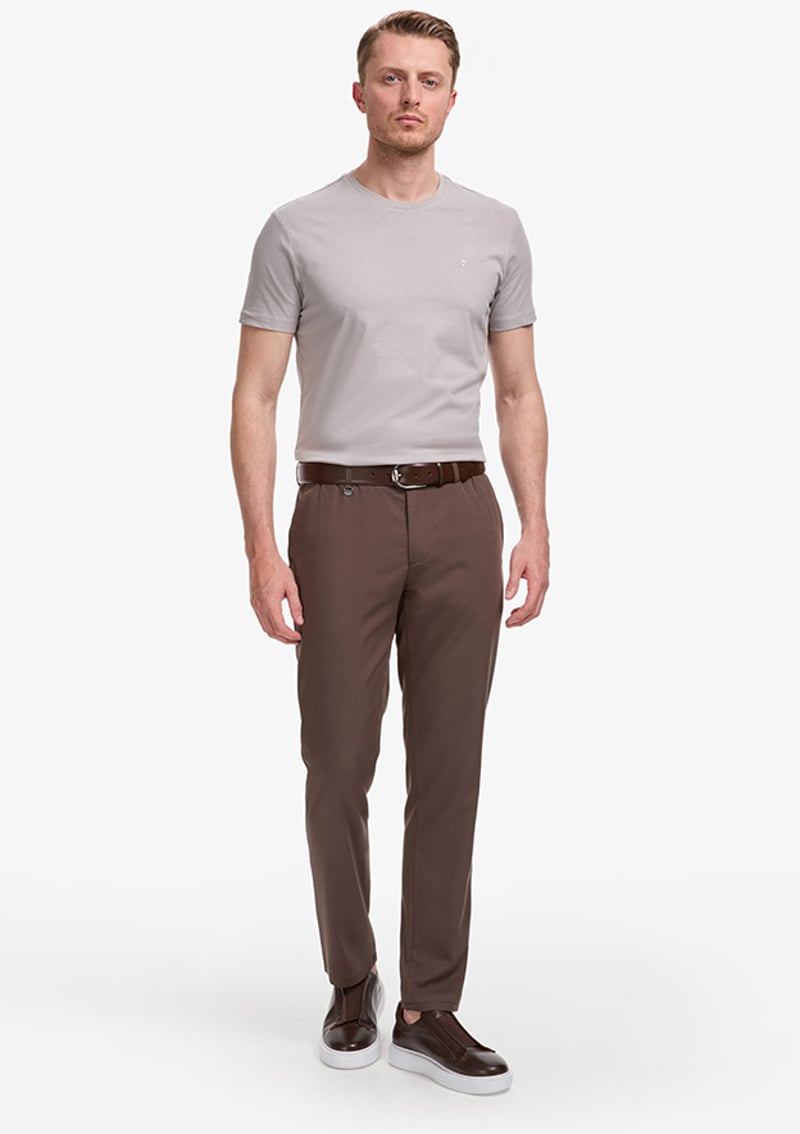 T117193446.Pu-11687 Erkek Kahverengi Pantolon