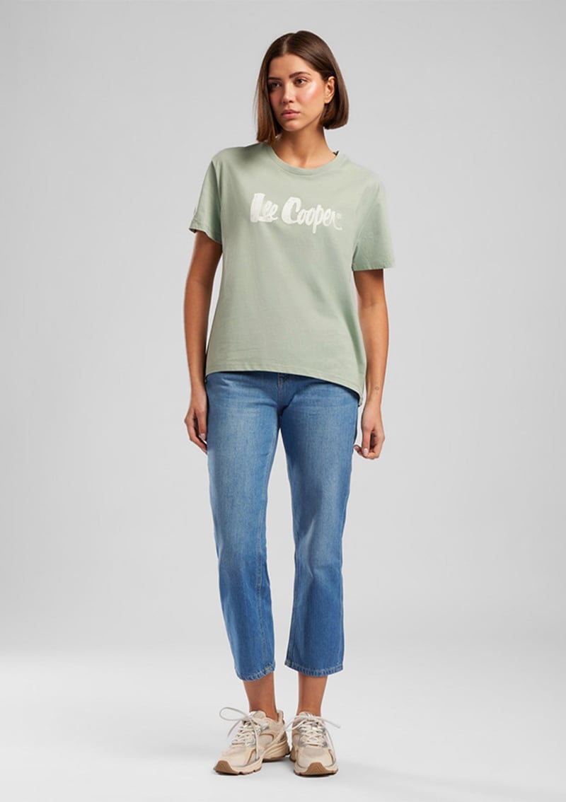 262 Lcf 242009 Kadın Çok Renkli O Yaka T-shirt