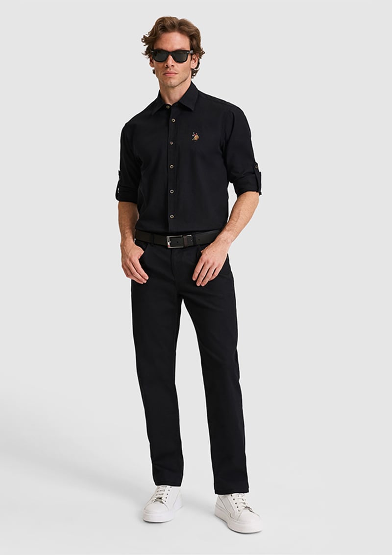 T117236064.Pu-8803 Erkek Siyah Pantolon