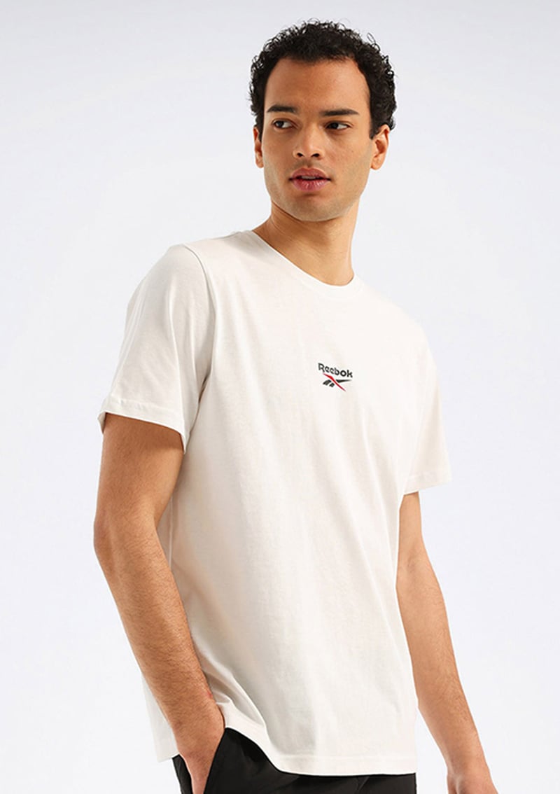 A10220456607010 Erkek Beyaz Kısa Kol T-shirt