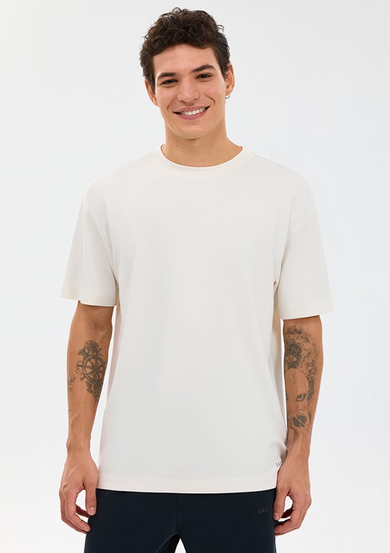 S2610136-3855 Erkek Beyaz T-shirt