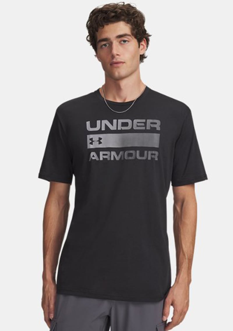 1329582-001 Erkek Siyah Bisiklet Yaka T-shirt