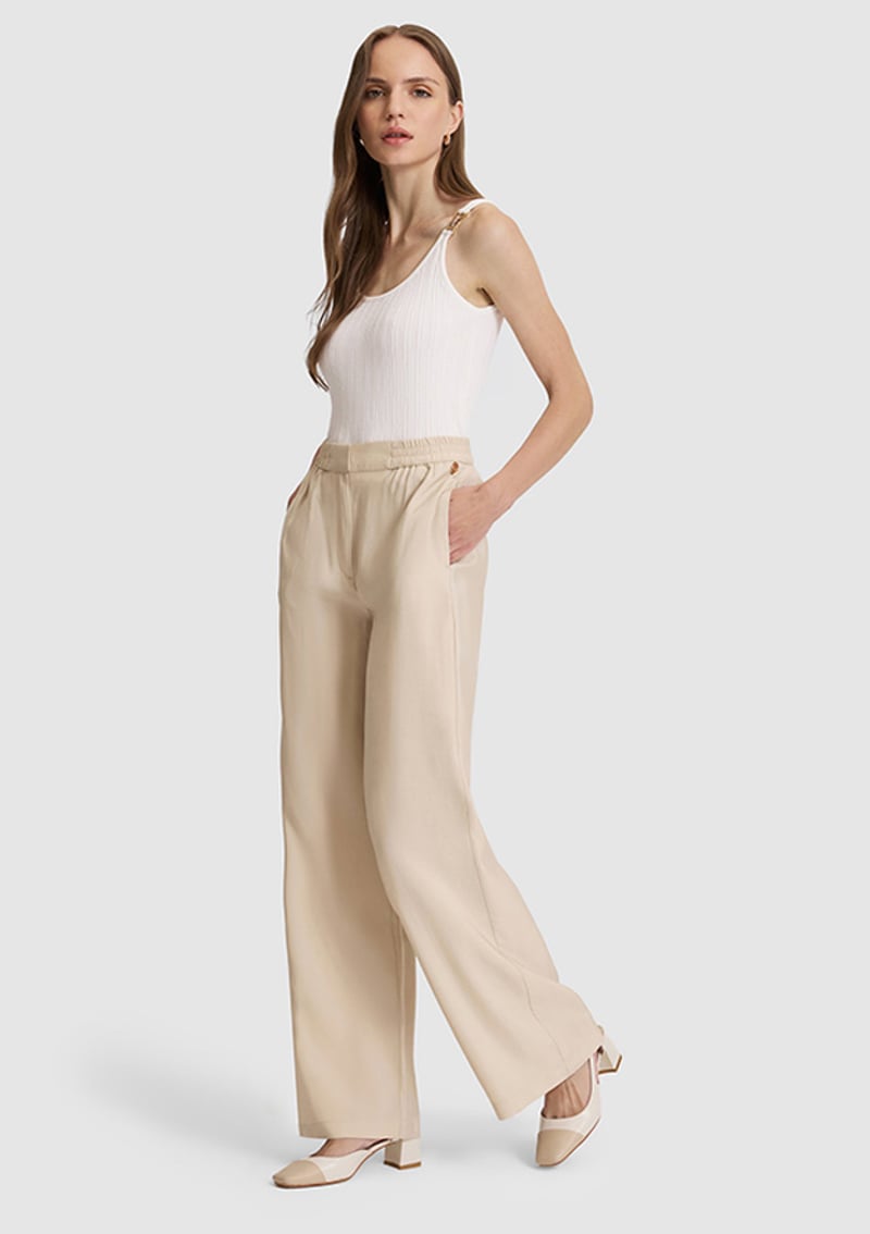 T117245164.Pu-9362 Kadın Bej Pantolon
