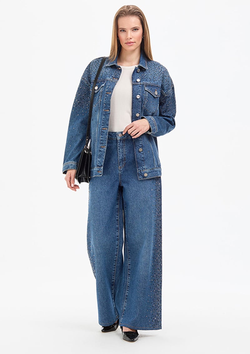 T117242770.Pu-10148 Kadın Mavi Jean Pantolon