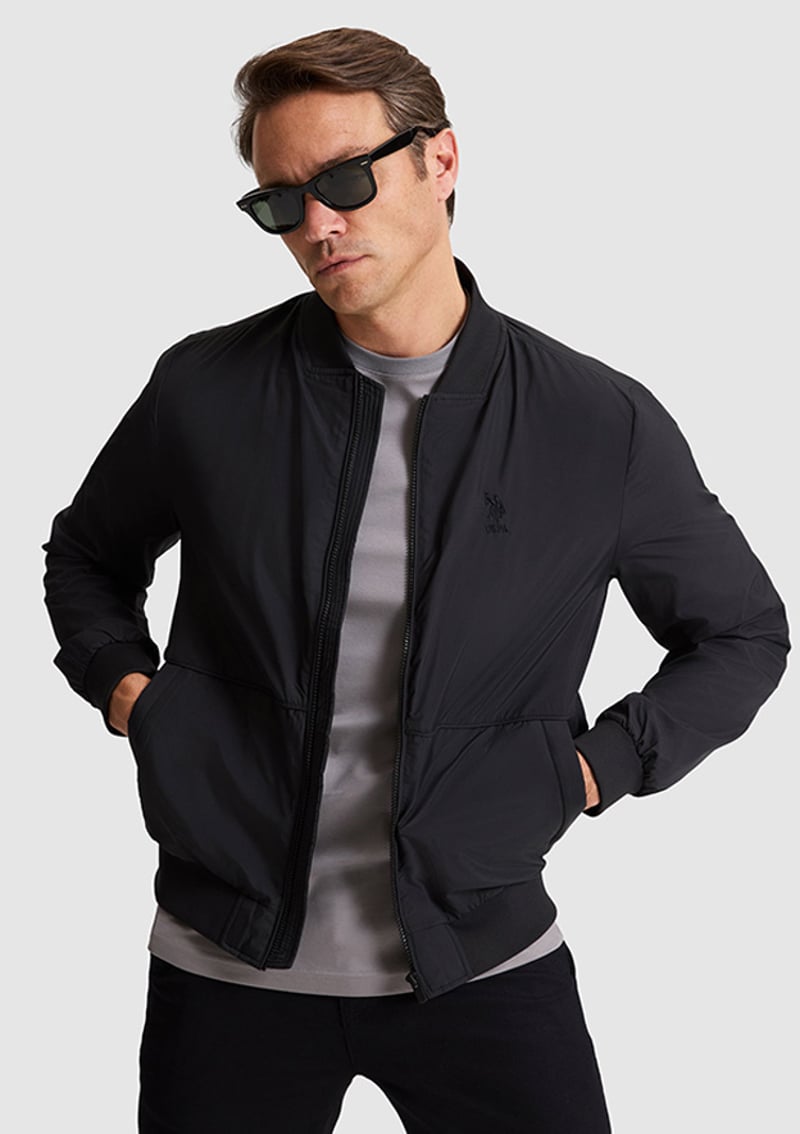 T117172235.Pu-9007 Erkek Siyah Mont