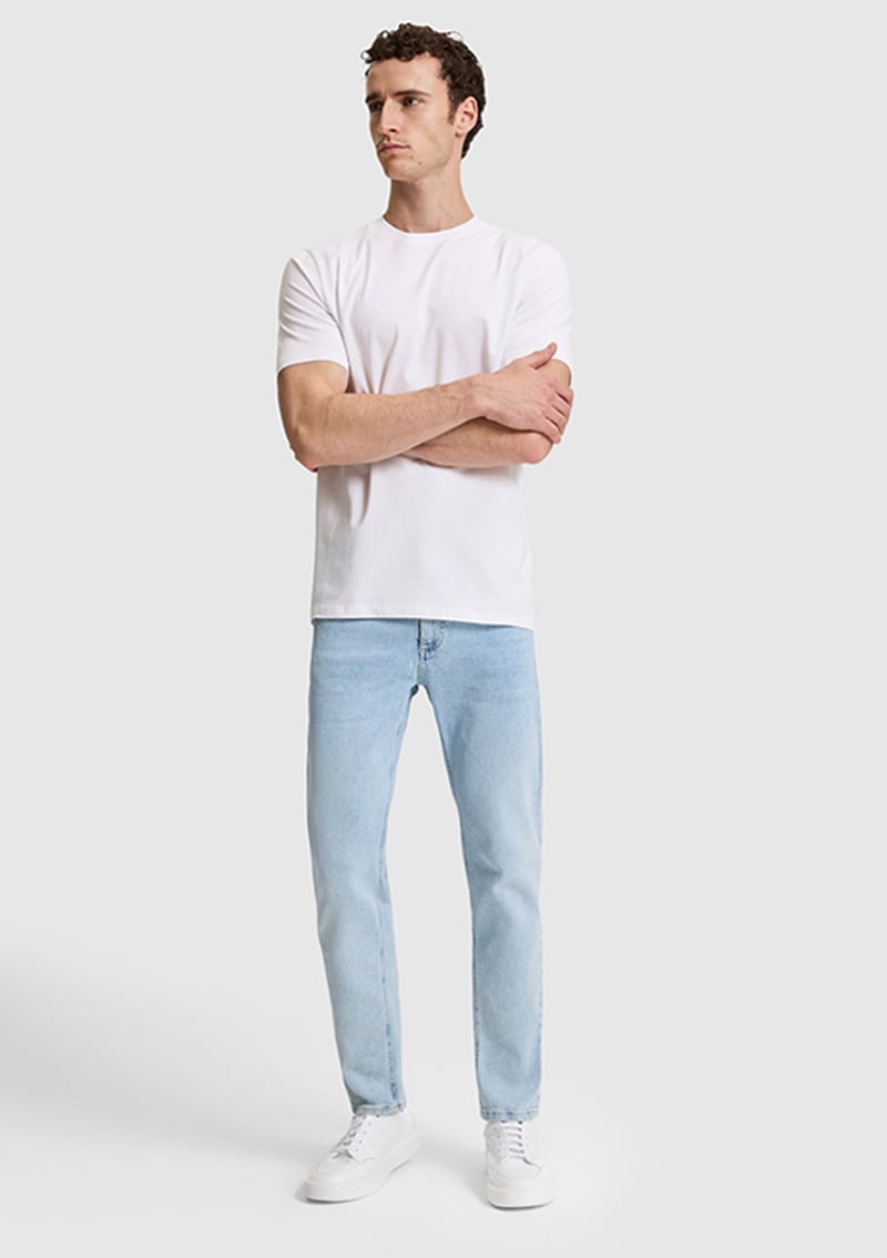 T117207102.Pu-11160 Erkek Mavi Jean Pantolon