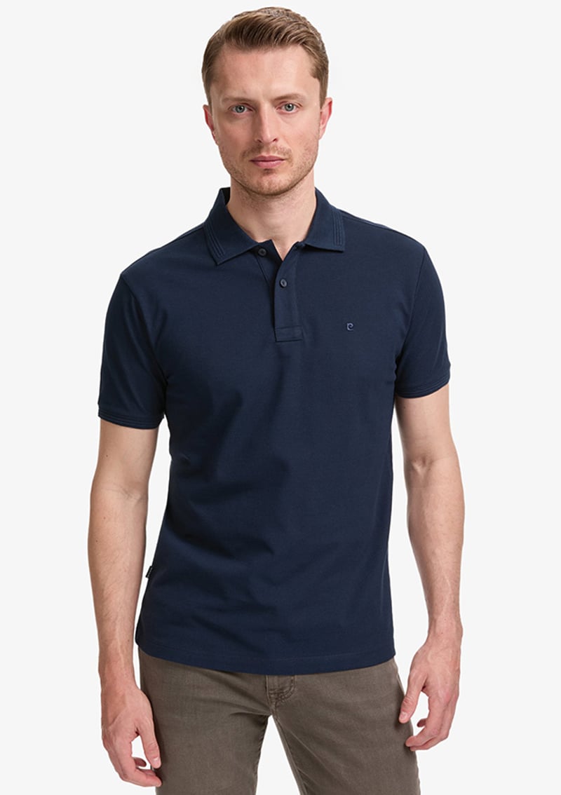 T117186380.Pu-8962 Erkek Lacivert Basic T-shirt
